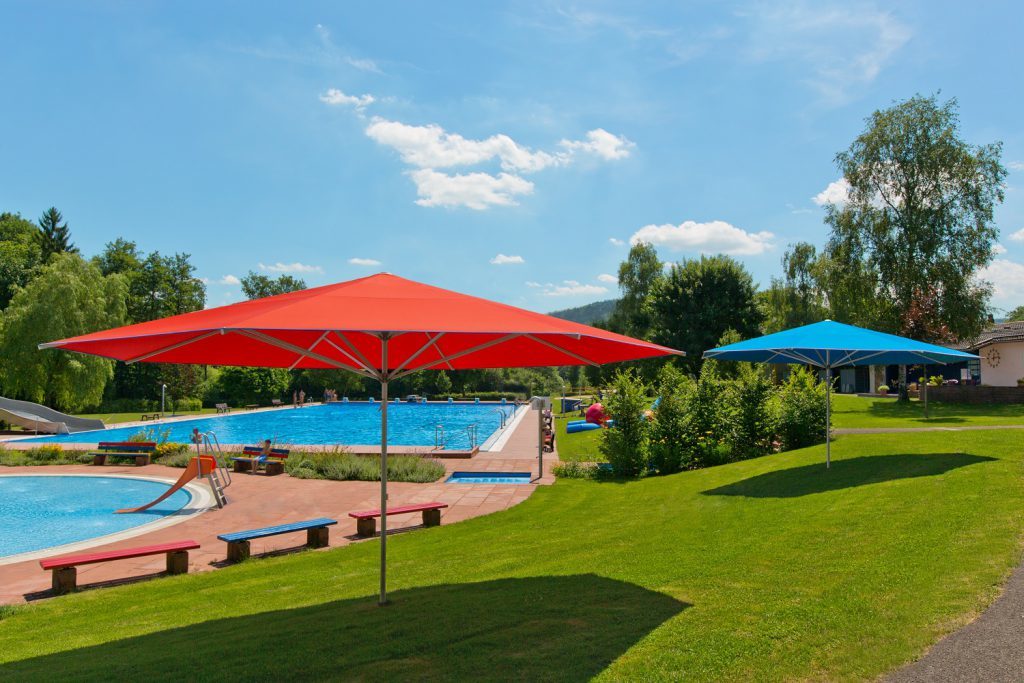 Sonnenschirm Supremo Schwimmbad rund