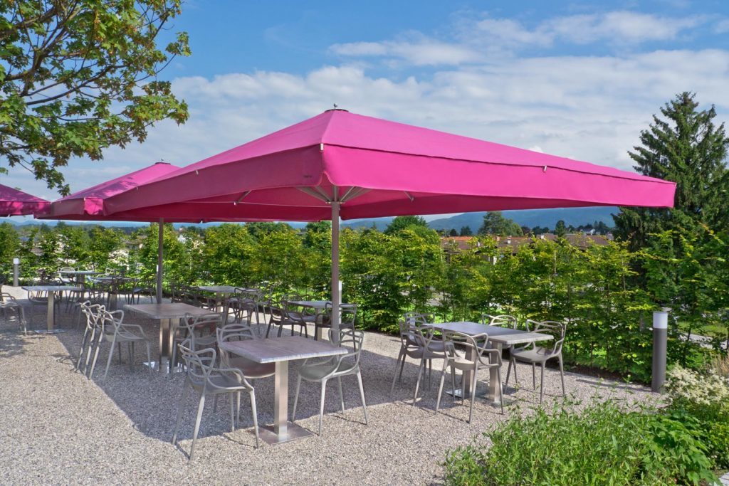 Sonnenschirm Big Ben Gastroschirm Restaurant pink