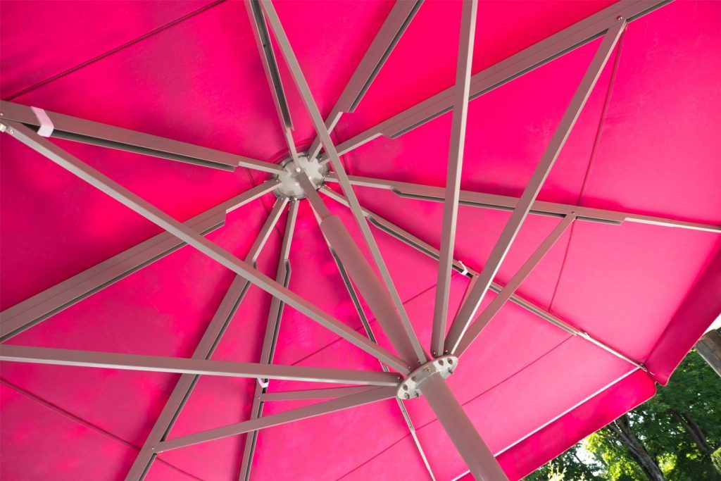 Sonnenschirm Big Ben Gastroschirm Restaurant pink